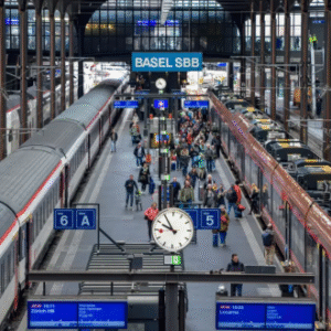 SBB has reduced German train routes because delays at Deutsche Bahn continue disrupting cross-border services, forcing travelers heading to Switzerland to switch trains at Basel