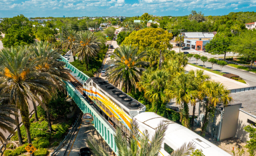 Sunshine Corridor plans advanced after a unanimous vote by Central Florida’s rail commission to move the project into the development phase and improve access to top tourist destinations. Sunshine Corridor plans advanced after a unanimous vote by Central Florida’s rail commission to move the project into the development phase and improve access to top tourist destinations.