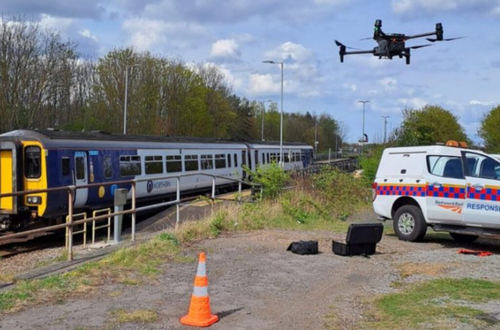 Drones have become essential in stopping youth trespassing along North East railway lines, especially during school holidays when such behavior tends to spike. Drones have become essential in stopping youth trespassing along North East railway lines, especially during school holidays when such behavior tends to spike.