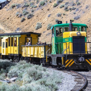 The Virginia Truckee Railroad begins its 50th season on May 24, offering themed rides and daily scenic trips through Nevada’s historic mining region until late October.