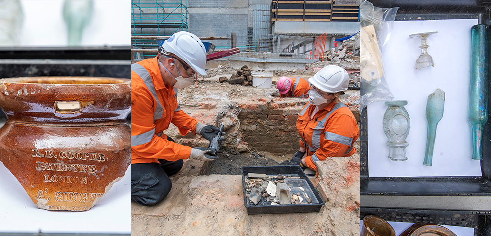 Hundreds of historical artefacts were uncovered during excavation on Hunter Street as workers progressed with the Sydney Metro West project in the city’s central business district Hundreds of historical artefacts were uncovered during excavation on Hunter Street as workers progressed with the Sydney Metro West project in the city’s central business district