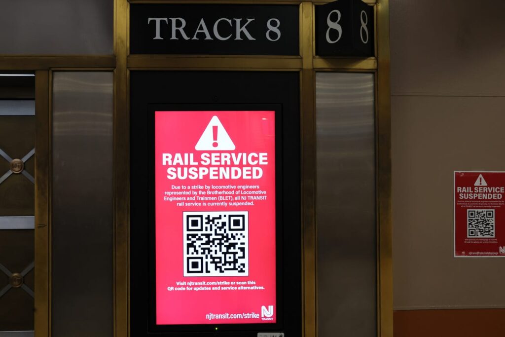 New Jersey Transit rail operations shut down early Friday after locomotive engineers walked off the job, marking the first statewide transit strike in over four decades.