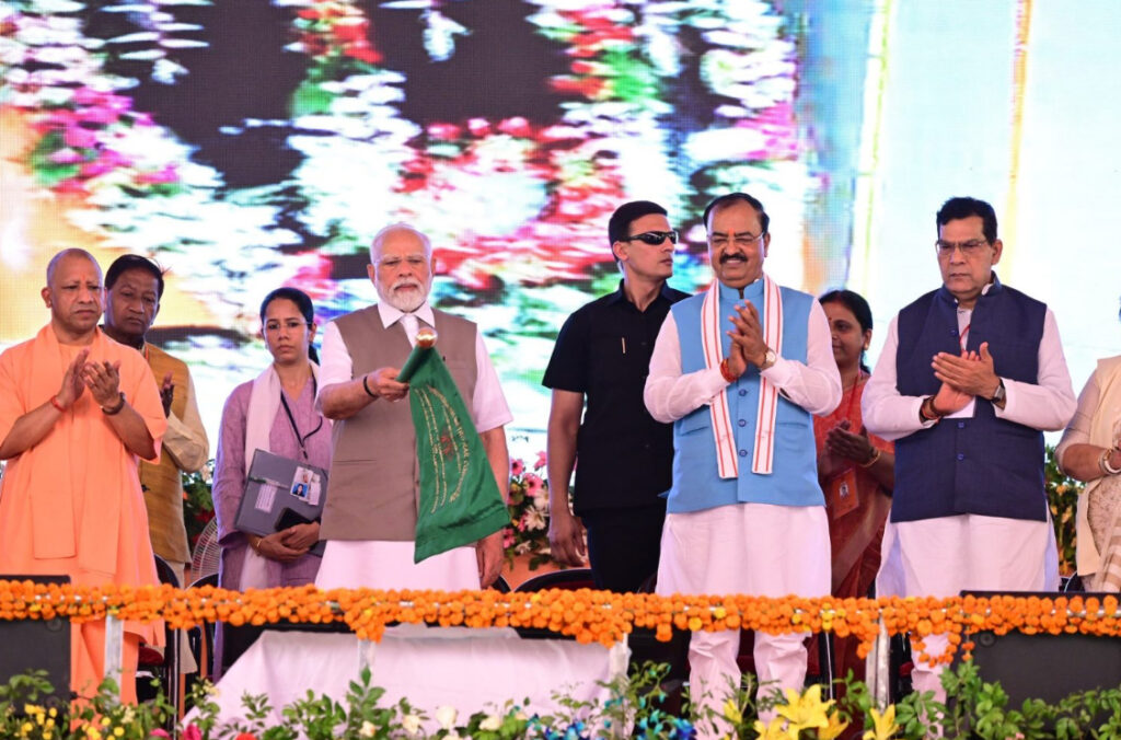 On May 30, 2025, Indian Prime Minister Narendra Modi inaugurated the Kanpur Metro Orange Line extension at the new Chunniganj station, enhancing urban mobility with five new underground stations.