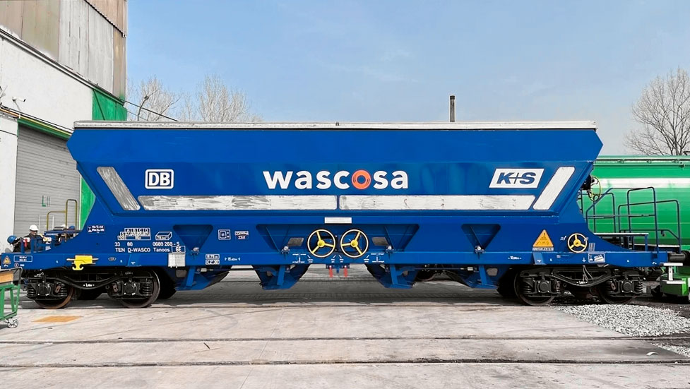 In Q3 2025, DB Cargo will begin operating new Tanoos 2.0 wagons designed for the transportation of corrosion-prone cargo In Q3 2025, DB Cargo will begin operating new Tanoos 2.0 wagons designed for the transportation of corrosion-prone cargo