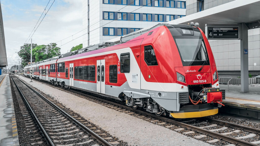 ZSSK has put a new RegioPanter train into service, built by Czech manufacturer Škoda Group under a contract for regional transport ZSSK has put a new RegioPanter train into service, built by Czech manufacturer Škoda Group under a contract for regional transport