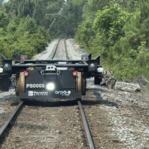 Parallel Systems розпочала випробування своїх автономних залізничних платформ на ізольованій ділянці довжиною 3,2 км у Джорджії, щоб протестувати роботу порожніх візків та електронних систем