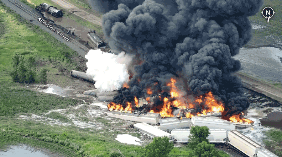 The NTSB launched a public investigation into the July 2024 derailment of a CPKC train in North Dakota that released hazardous chemicals and caused $3.6 million in damages