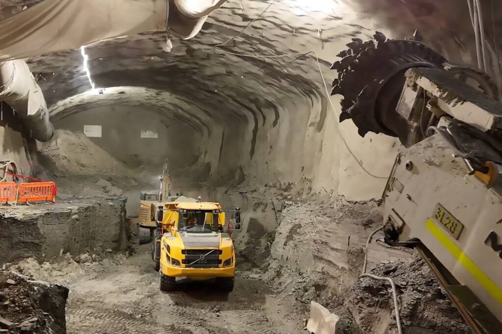 Queen-Spadina Ontario Line station is quickly taking shape beneath one of Toronto’s busiest intersections as crews dig deep to prepare for the next phase of construction