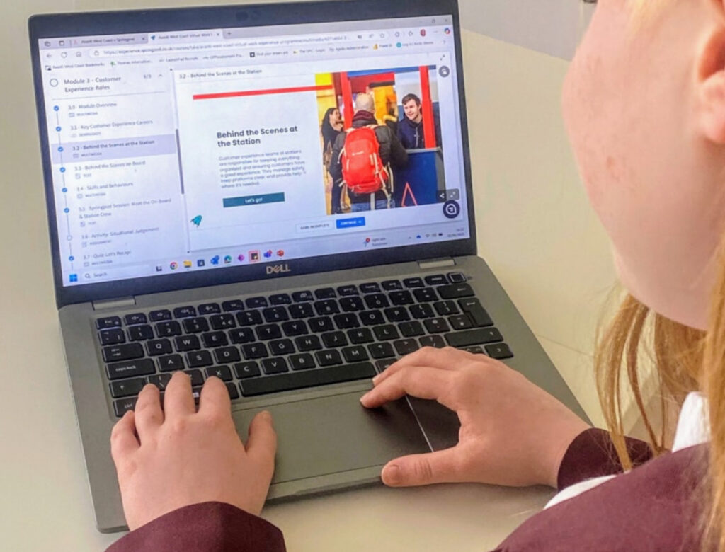 Avanti West Coast has launched a free virtual work experience course for students aged 13 and up who are interested in exploring rail careers Avanti West Coast has launched a free virtual work experience course for students aged 13 and up who are interested in exploring rail careers