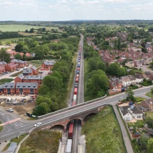 East West Rail Launches First Freight Train to Northampton
