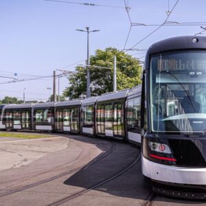 В Страсбурге Alstom представила первый трамвай Citadis 3, который прибыл на базу городского оператора CTS и вскоре будет оснащён системой помощи водителю