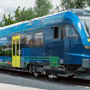 At the Rail Business Days exhibition in Ostrava, Stadler unveiled the RS ZERO railbus powered by hydrogen fuel cells and onboard batteries.