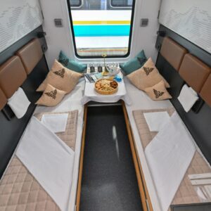 Stadler has launched the production of passenger railcars in Kazakhstan and presented the first unit to the country’s president during his visit to the plant in Astana.