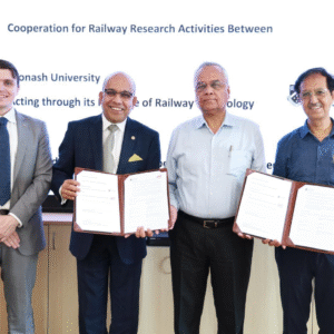 Monash University and DFCCIL have launched a new strategic partnership to improve Rail Technology in India and Australia through advanced research and heavy haul innovation.