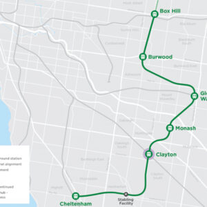 Victoria’s Suburban Rail will significantly reduce travel times, cut congestion across Melbourne, and provide direct train access to major universities for the first time.
