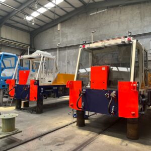 Construction of the first two ES3000 battery locomotives for Ukrzaliznytsia is progressing rapidly