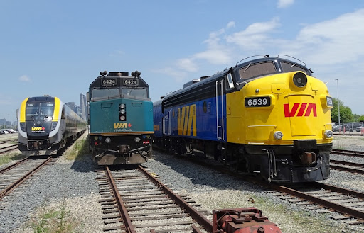 The VIA Heritage Train made its first official appearance at Toronto Maintenance Centre, where the VIA Historical Association (VHA) marked the facility’s 40th anniversary and outlined future anniversary plans The VIA Heritage Train made its first official appearance at Toronto Maintenance Centre, where the VIA Historical Association (VHA) marked the facility’s 40th anniversary and outlined future anniversary plans