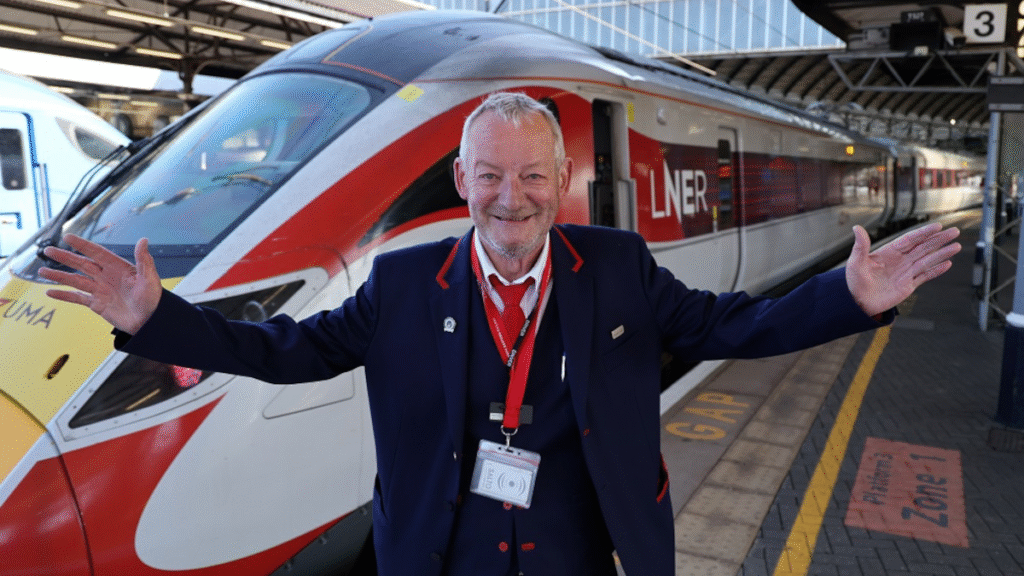 LNER driver Mick Ingledew has ended a 46-year career with a farewell run from Newcastle to London, closing a legacy defined by dedication and passion for the railway LNER driver Mick Ingledew has ended a 46-year career with a farewell run from Newcastle to London, closing a legacy defined by dedication and passion for the railway
