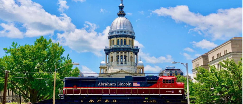 Union Pacific honored its 163rd anniversary in Springfield with the unveiling of the Lincoln Locomotive, a tribute to its historic roots and Abraham Lincoln’s vision