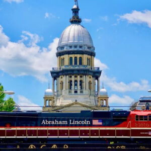Union Pacific honored its 163rd anniversary in Springfield with the unveiling of the Lincoln Locomotive, a tribute to its historic roots and Abraham Lincoln’s vision