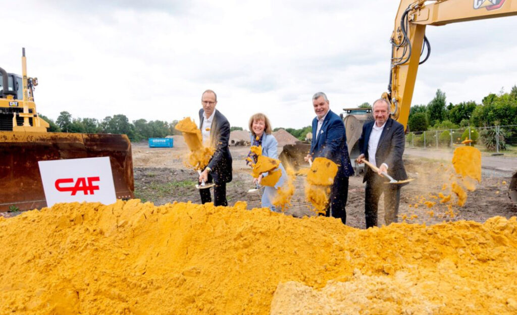 Source, photo: www.railwaypro.com CAF Begins Construction on New Depot in Gelsenkirchen
