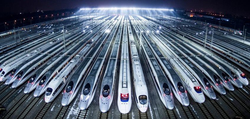 Китай увеличит скорость и длину сети скоростных поездов Китай увеличит скорость и длину сети скоростных поездов