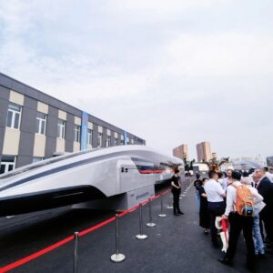 CRRC Showcases 600 km/h Maglev at Beijing Exhibition