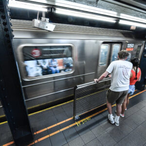 Safety upgrades bring platform barriers to New York subway