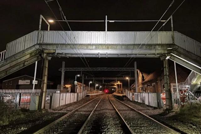 Network Rail repairs Longport Station bridge Network Rail repairs Longport Station bridge