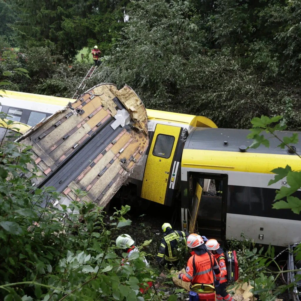 Train Derails in Germany, Leaving Fatalities and Injuries Train Derails in Germany, Leaving Fatalities and Injuries