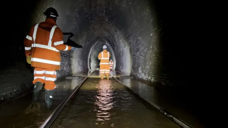 Bransty Tunnel Repairs Disrupt Cumbrian Rail Services Bransty Tunnel Repairs Disrupt Cumbrian Rail Services