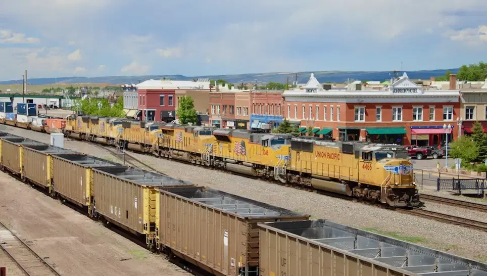 The new Union Pacific service from the Inland Empire Intermodal Terminal to Chicago will cut transit times by up to 20% and deliver rail options competitive with over-the-road trucking. The new Union Pacific service from the Inland Empire Intermodal Terminal to Chicago will cut transit times by up to 20% and deliver rail options competitive with over-the-road trucking.