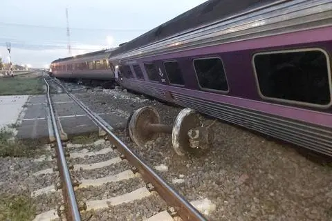 A serious train derailment in Thailand’s Prachuap Khiri Khan province injured multiple passengers and disrupted southern line services early Friday, prompting a rapid emergency response and a detailed investigation into the cause. A serious train derailment in Thailand’s Prachuap Khiri Khan province injured multiple passengers and disrupted southern line services early Friday, prompting a rapid emergency response and a detailed investigation into the cause.