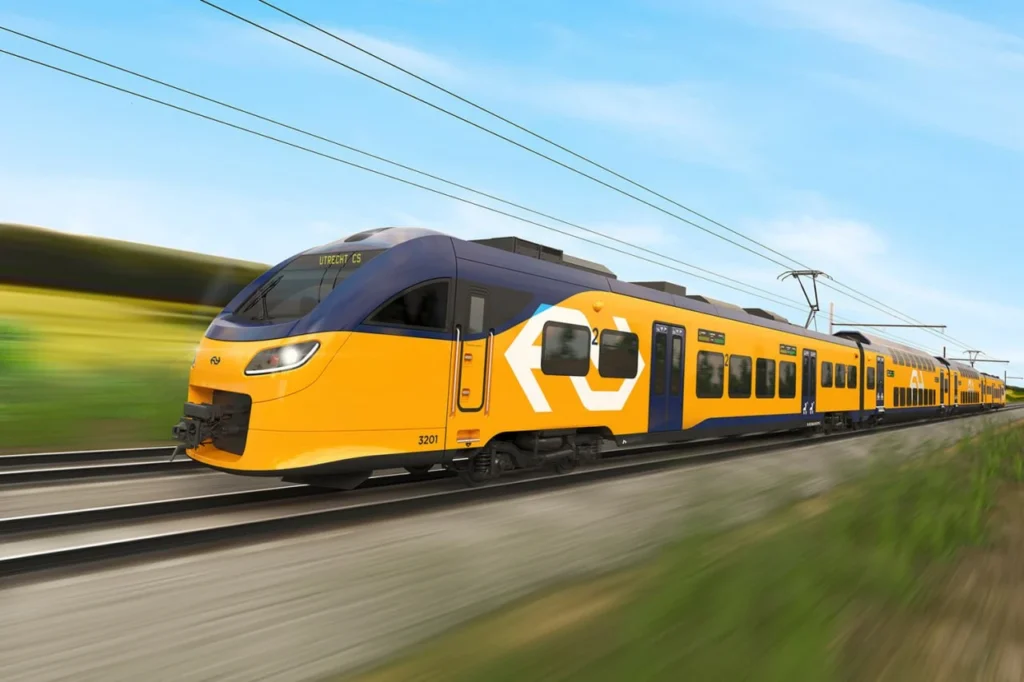 Mitsubishi Electric announced the start of traction systems deliveries for 60 double-deck NS trains being built by Spain’s CAF, with completion planned for 2031. Mitsubishi Electric announced the start of traction systems deliveries for 60 double-deck NS trains being built by Spain’s CAF, with completion planned for 2031.