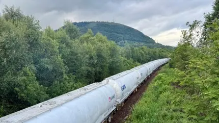 Alvance British Aluminium has modernised its logistics by adding 20 new four-axle powder tank wagons from VTG Rail UK, enhancing capacity and reducing annual rail journeys between Blyth and Fort William. Alvance British Aluminium has modernised its logistics by adding 20 new four-axle powder tank wagons from VTG Rail UK, enhancing capacity and reducing annual rail journeys between Blyth and Fort William.