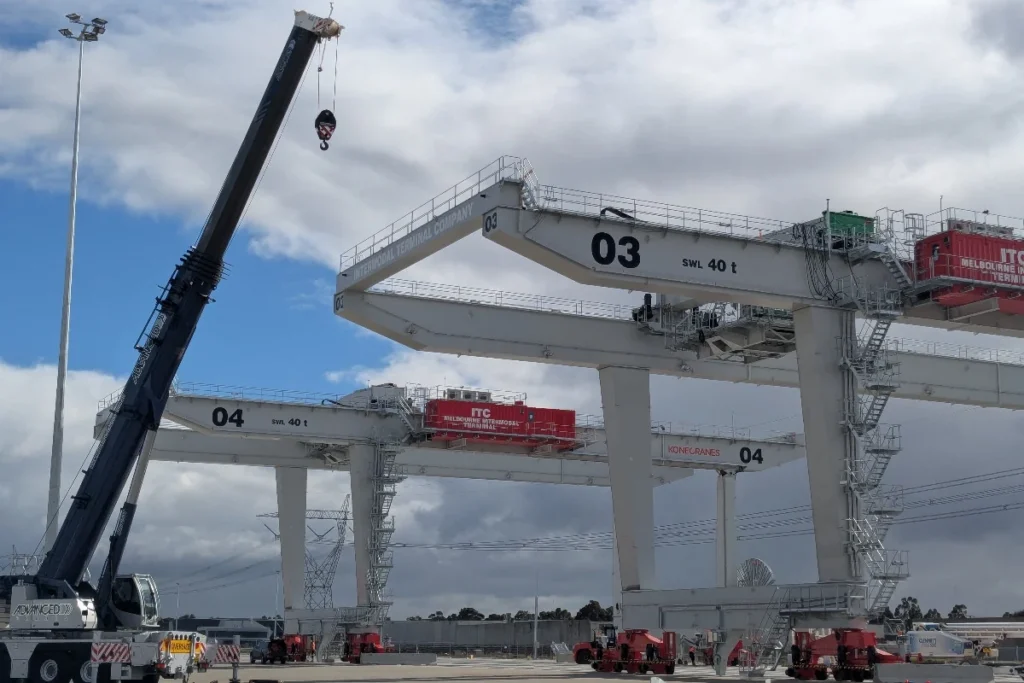 The Melbourne Intermodal Terminal will open in October with state-of-the-art gantry cranes, delivering significant freight capacity growth and improving supply chain efficiency across Victoria and Australia. The Melbourne Intermodal Terminal will open in October with state-of-the-art gantry cranes, delivering significant freight capacity growth and improving supply chain efficiency across Victoria and Australia.