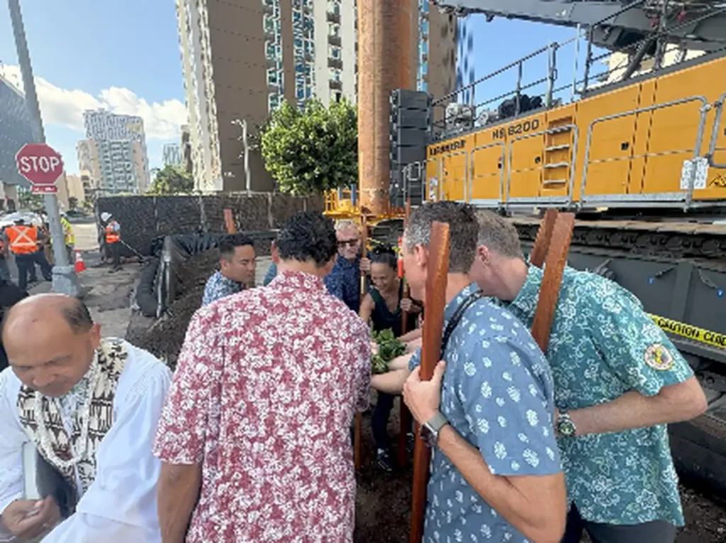 Honolulu officially started the City Center Guideway and Stations phase, a key expansion of the Skyline rail system, with six new stations and three miles of elevated track planned for completion by 2030 Honolulu officially started the City Center Guideway and Stations phase, a key expansion of the Skyline rail system, with six new stations and three miles of elevated track planned for completion by 2030