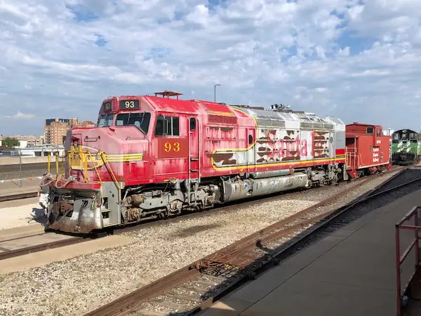 The Santa Fe FP45 will undergo a full cosmetic restoration in Kansas City, bringing the historic locomotive back to its iconic Super Fleet appearance for the Wichita museum. The Santa Fe FP45 will undergo a full cosmetic restoration in Kansas City, bringing the historic locomotive back to its iconic Super Fleet appearance for the Wichita museum.