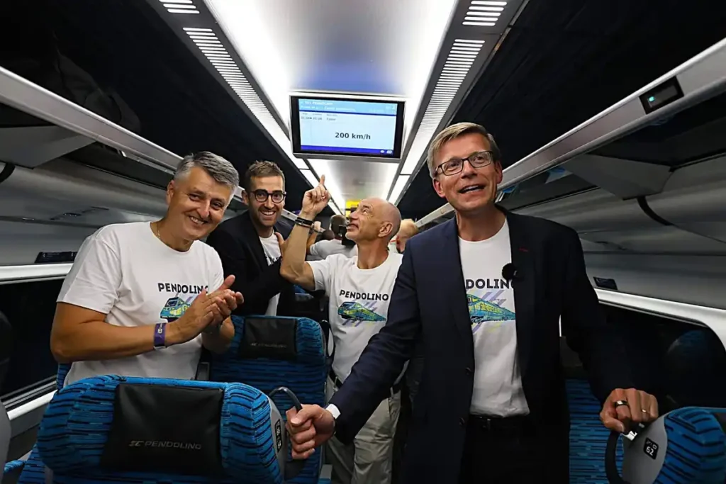 Рекорд скорости установлен Чешскими железными дорогами Рекорд скорости установлен Чешскими железными дорогами