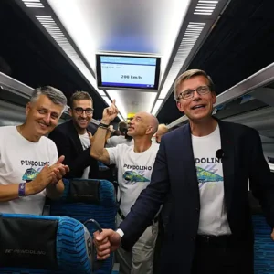 Speed record reached by České dráhy on Prague–Budějovice line