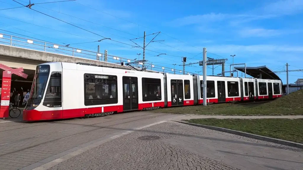 Halle city in Germany has initiated the test run for the new-generation Stadler TINA tram during the process of modernizing the public transportation system ahead of full-scale commercial runs. Halle city in Germany has initiated the test run for the new-generation Stadler TINA tram during the process of modernizing the public transportation system ahead of full-scale commercial runs.