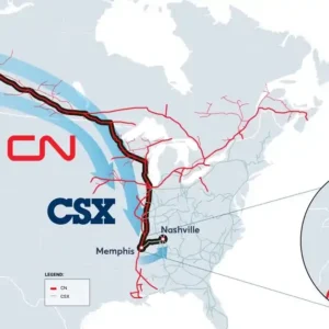 CSX and CN Launch New Intermodal Service Between Nashville and Canada