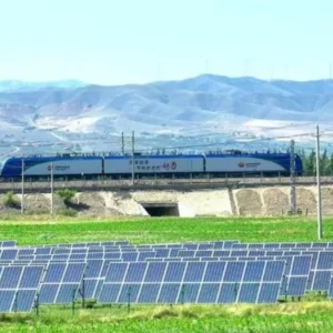China launches first railway powered by clean energy
