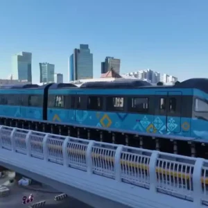 LRT test operations begin in Astana with automation