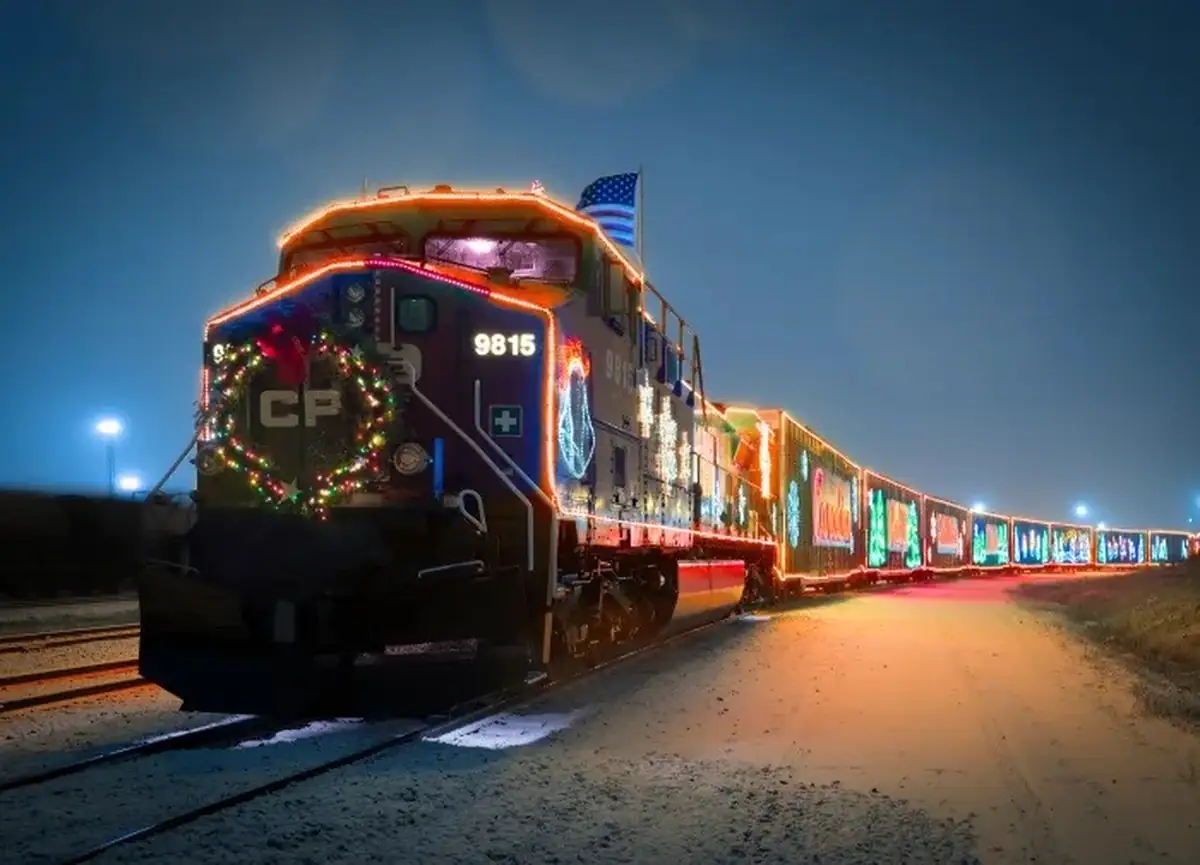 Night trainオルタナTWIN PIN5.7新品カリフォルニア Canadian Pacific Holiday Train 2025 Minnesota Schedule - Railway