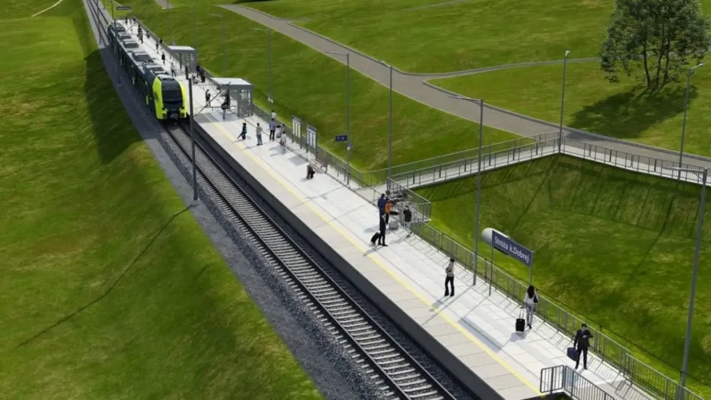 Будівництво залізничної лінії в Малопольському воєводстві Польщі Будівництво залізничної лінії в Малопольському воєводстві Польщі