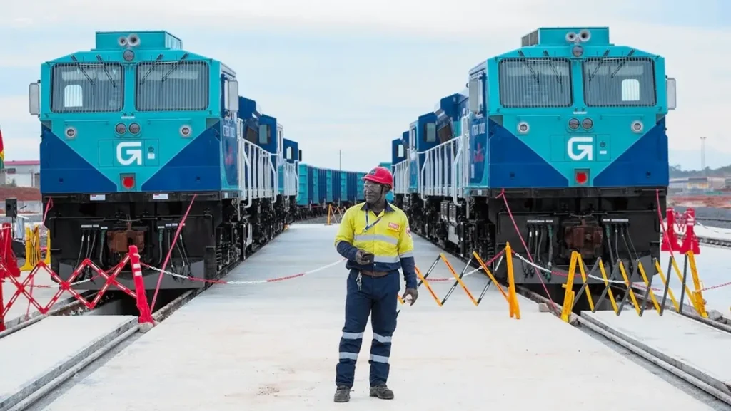 Тепловозы Wabtec для проекта Симанду прибыли в Гвинею Тепловозы Wabtec для проекта Симанду прибыли в Гвинею