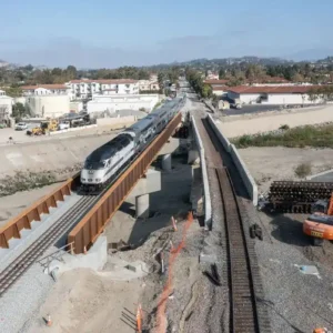San Juan Creek rail bridge strengthens Southern California corridor