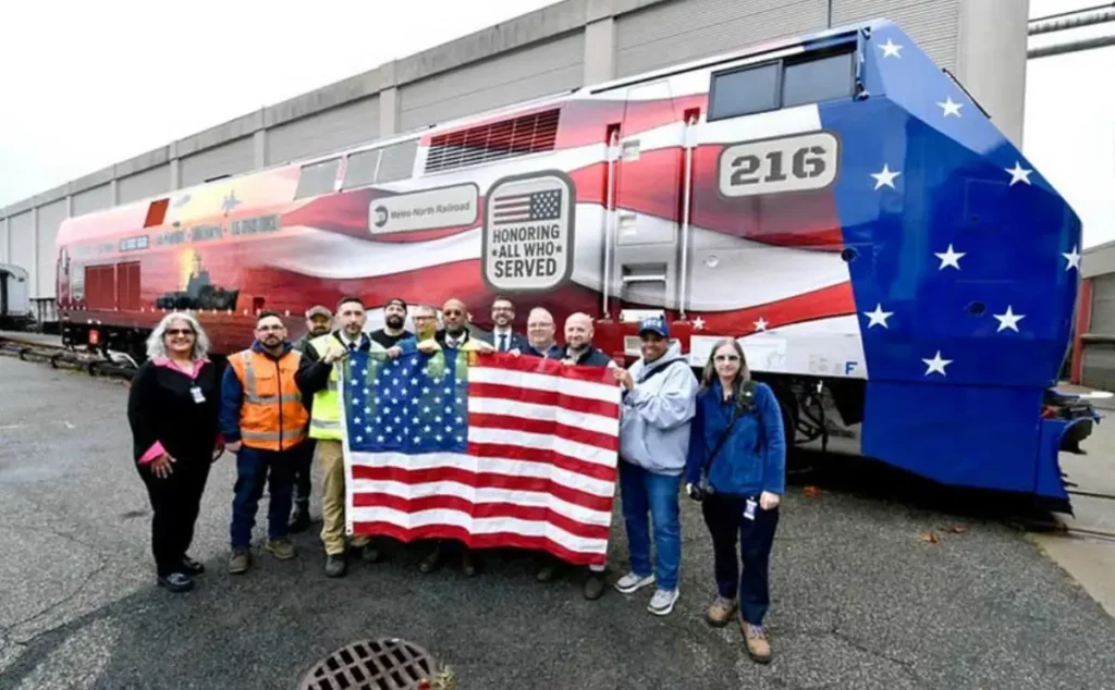 MTA Metro-North unveils 8th Heritage locomotive for veterans MTA Metro-North unveils 8th Heritage locomotive for veterans