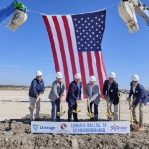 Union Pacific Lineage cold storage project at Prime Pointe